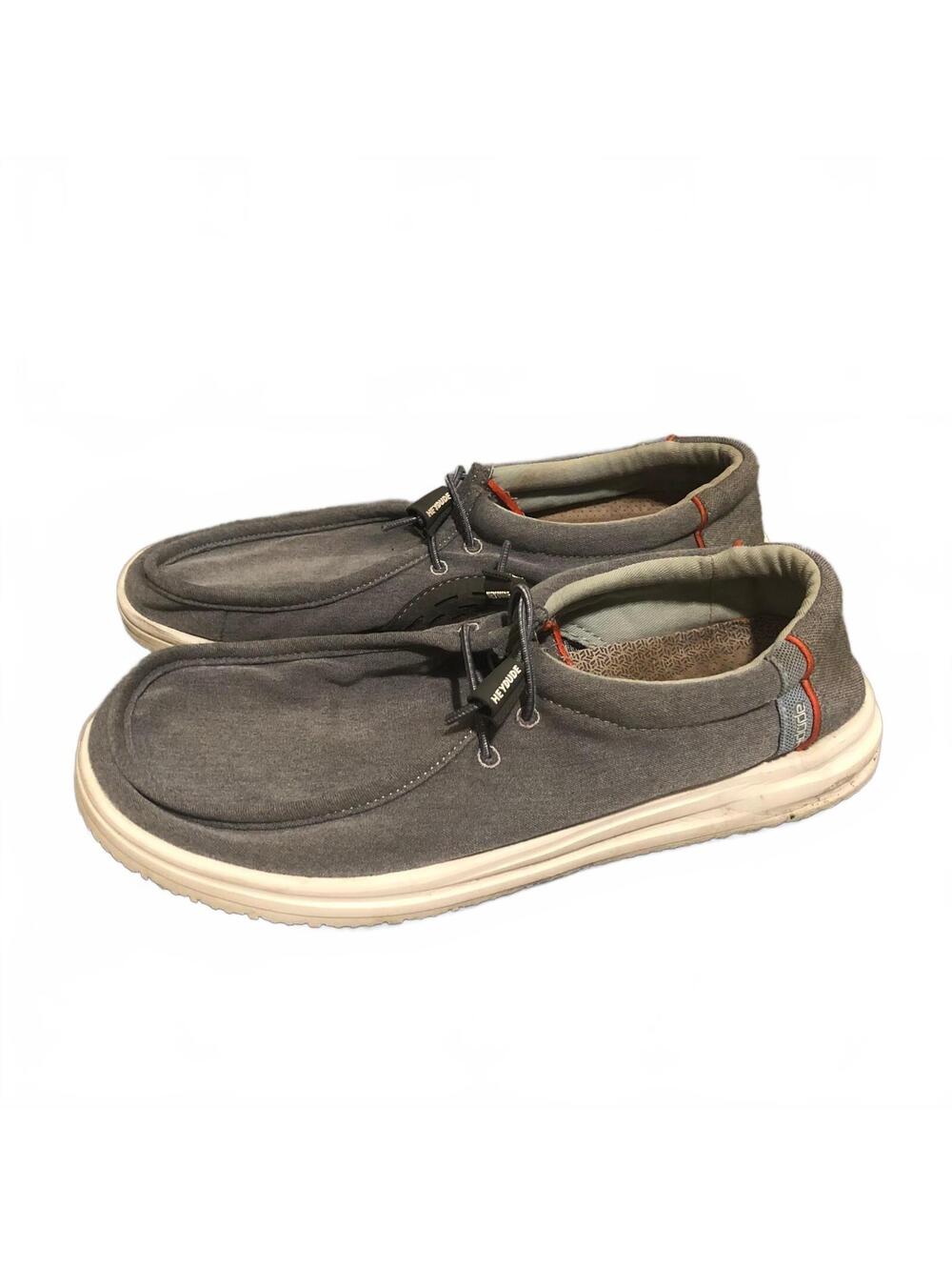 Hey Dude Wally Free Granite Casual Slip-On Shoes US 10